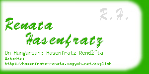 renata hasenfratz business card
